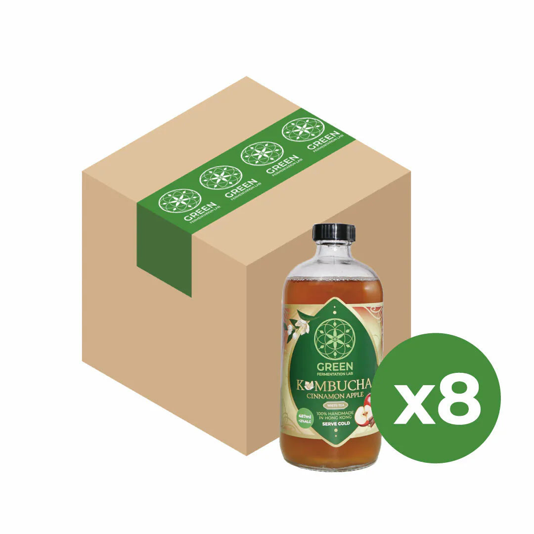Kombucha White Tea - Cinnamon Apple