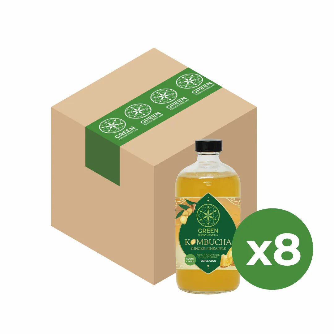 Kombucha Ginger Pineapple
