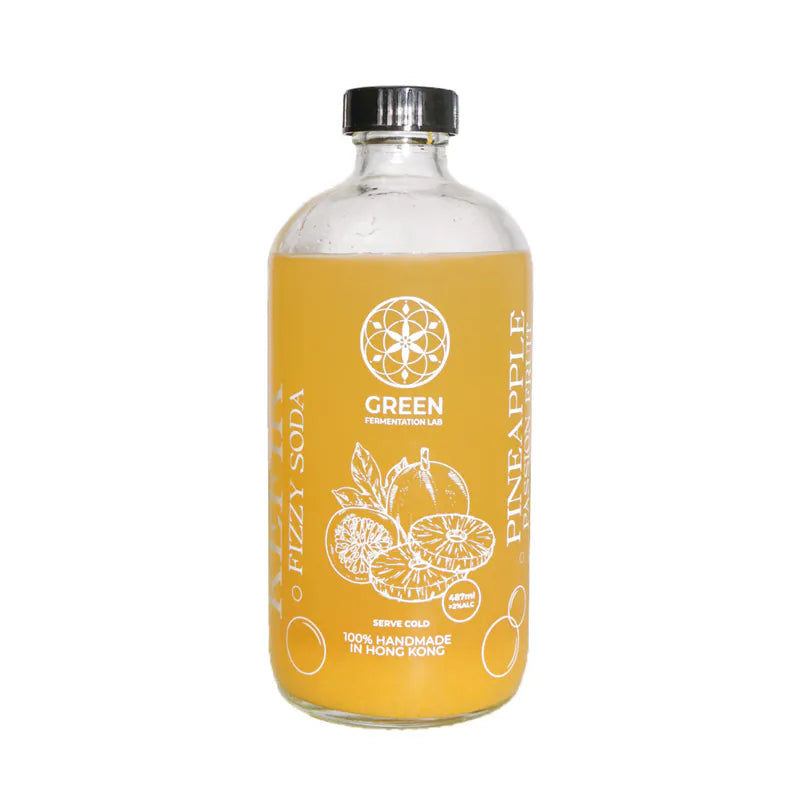 Pineapple Passionfruit Kefir Fizzy Soda