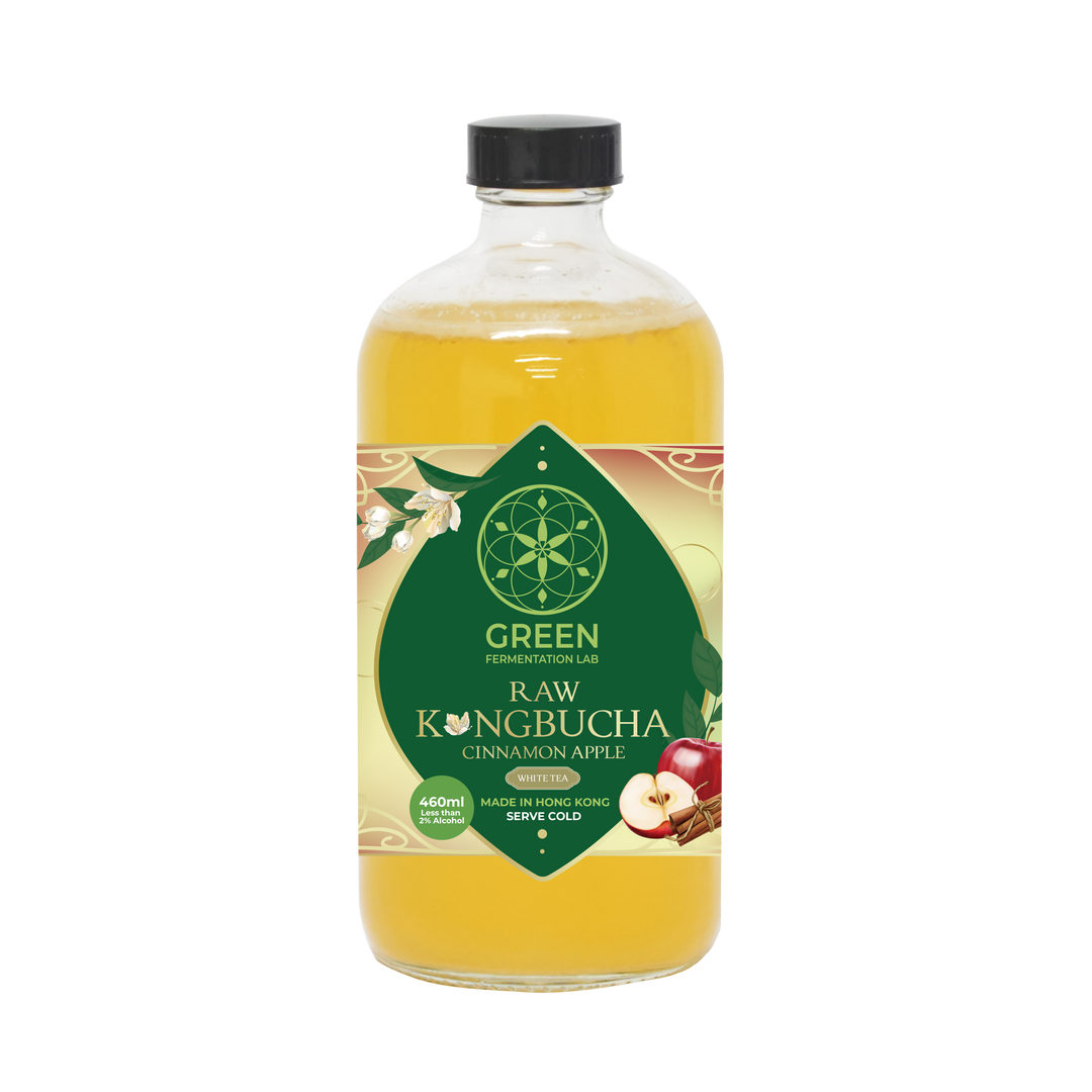 自家發酵康普茶 - 白茶系列肉桂蘋果