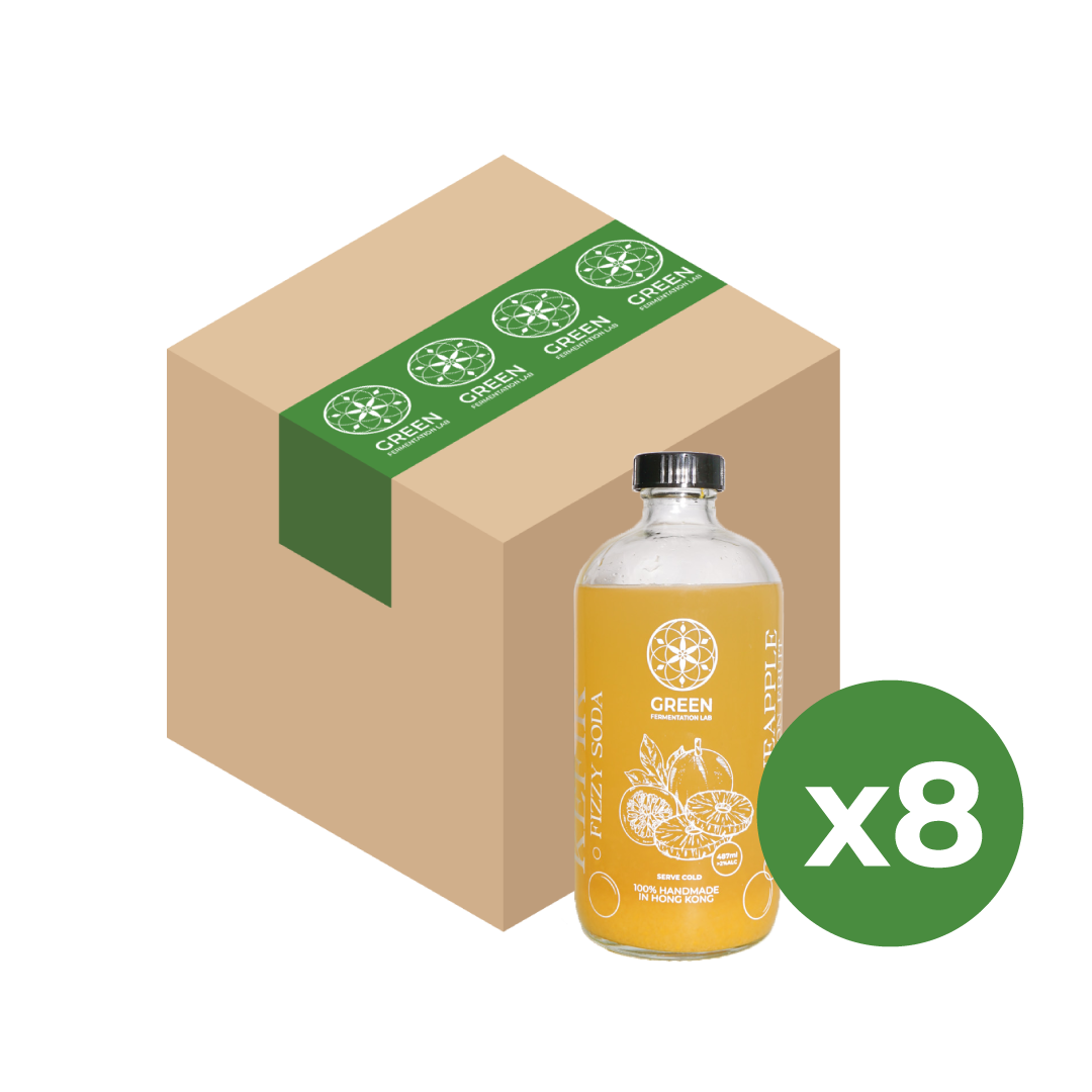 菠蘿熱情果發酵梳打